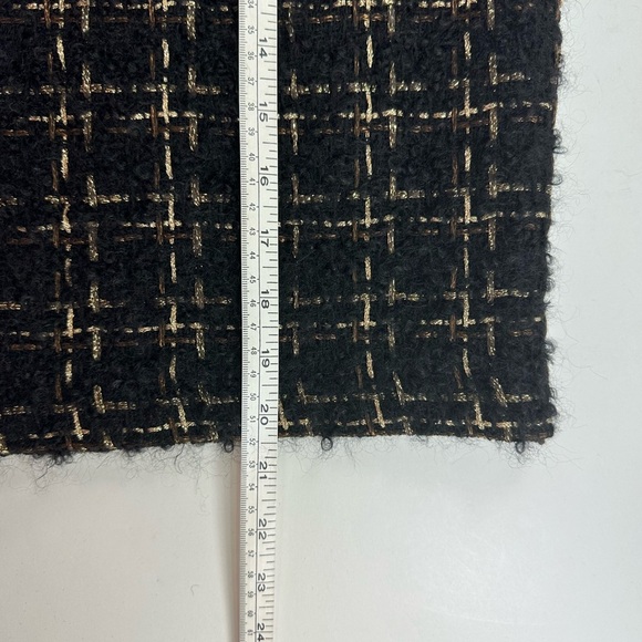 New J.McLaughlin Wool Blend Tweed Lined Pencil Skirt Size 2 - Picture 8 of 9